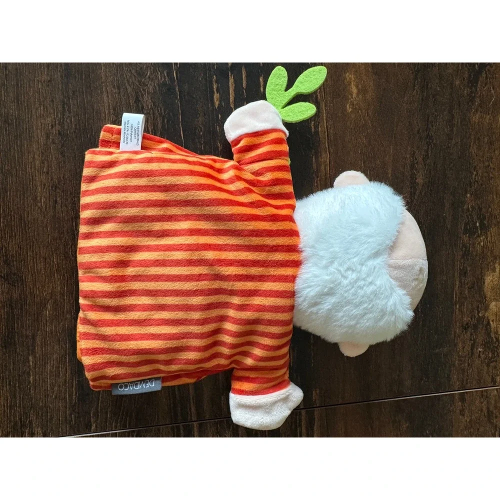 Demdaco Noahs Ark Plush Hand Puppet with Attached Fabric Story Book Toy